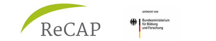Logo ReCAP und Bundesministerium für Bildung und 